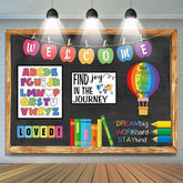 Lofaris Find Joy In The Journey Welcome Back To School Backdrop